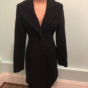 Express cashmere blend coat women’s small black